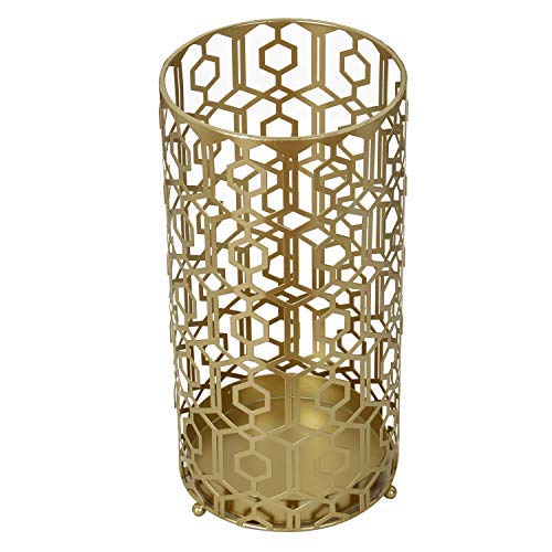 image for ELEGAN Metal Umbrella Stand Gold Umbrella Rack for Canes Walking Stick