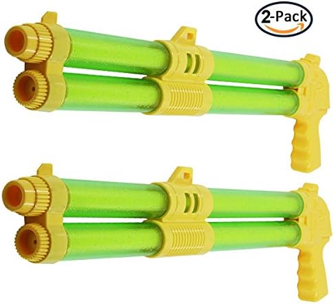 EXSPORT 2 Pack Water Launcher gun water launcher for kids Double Water Guns,Gatling Design For Pool, Backyard, Beach, Boat, Wonderful Gift For Kids - Powerful Water Gun