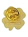 PinMart Green Four Leaf Clover St. Patricks Day Lapel Pin