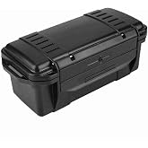 Waterproof Box, Outdoor Waterproof Shockproof Sealed Box Case Dry Storage Box Container (C)