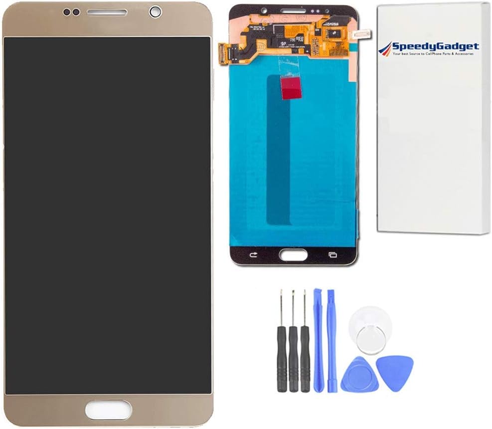 Gold OLED Touch Screen Glass Display Assembly for Samsung Galaxy Note 5