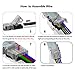 Alightings 50pcs 4pin LED Connector Connect Wire to Tape, Applicable for RGB 10mm Outdoor Silicone Covered PCB Board, 22 - 20 AWG Cable Without Stripping the Wires