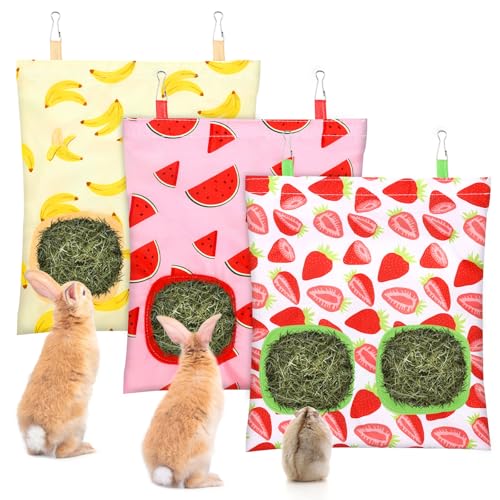 UPINS Hanging Hay Feeder Bag