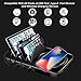 USB Charging Station Dock Quick Charge 3.0 Type-C for Multiple Devices iPad Desktop Charging Stand Organizer Multi Smart Hub Fast Wireless Charger for Android and iOS Phones Black