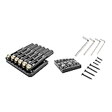 Alnicov 6 Strings Saddle Headless Guitar Bridge