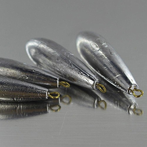 Amapower New Weights Durable Copper Water Droplets Line Sinkers Fishing Lead Fall