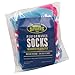 ChalkTalkSPORTS Athletic Half Cushioned Lacrosse Crew Socks | Mid Calf | Aztec Girls Lacrosse Design | Neon Blue