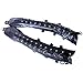 Double Gloves Arm & Leg Lockable Lacing Black Leather Belt Arm Sport Tactics Kit ( Padlock 3 Pieces )