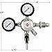 Kegco LH-872N Commercial Grade Dual Gauge Nitrogen Keg Beer Kegerator Regulator