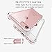 iPhone 7 Case,iPhone 8 Case, Amuoc Crystal Clear Cover Case [Shock Absorption] with Transparent Hard Plastic Back Plate and Soft TPU Gel Bumper (Clear)