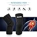 Knee Compression Sleeve ( 1 Pair / sackpack ) by Tengyes - Best Knee Support Brace for ACL, MCL, Volleyball, Powerlifting, Basketball, Running, Sports - Knee Sleeves for Women & Men