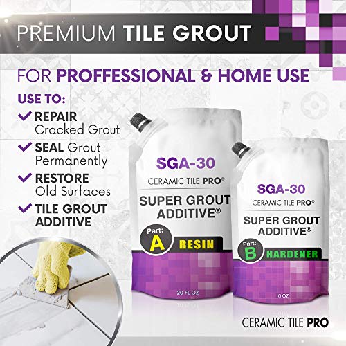 SGA 30 Super Grout Additive Premium Waterproof Tile Grout Repair Kit