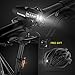 KERNOWO Bike Light, USB Rechargeable Bike Light Set- Premium Bicycle Front Light & LED Bicycle Tail Light Set - Waterproof Bicycle Light Accessories Set for Road & Mountain Cycling