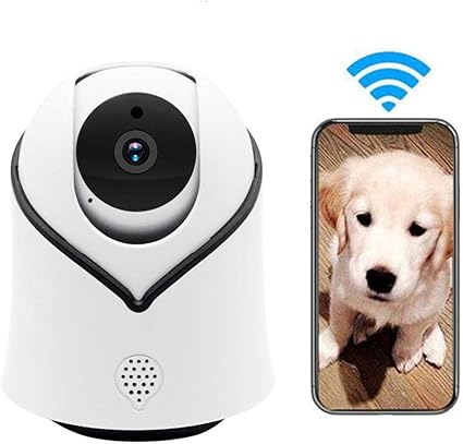 Leerain Caméra Pour Animaux Moniteur Chien Sans Fil