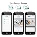 ONWOTE 【Audio 5MP HD IP POE Security Camera Outdoor Dome, 5 Megapixels 2592x 1944P Super HD Vandalproof Camera, 100ft IR, 90° Viewing Angle, IP66 Weatherproof, Remote Access, Motion Alert