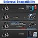 Gaming Headset for Xbox One PS4 PC, ONIKUMA 7.1 Surround Stereo Sound and Noise Cancelling Over Ear Headphones with Flexible Microphone, Led Light for Laptop PC Smartphone Gamersthumb 2