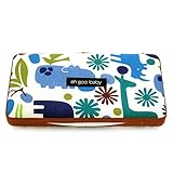 Ah Goo Baby Wipes Case, On-The-Go Travel Size, Zoo Frenzy Pattern