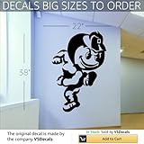 NCAA Wall Mural Vinyl Sticker Sports Logos Ohio State Buckeyes (S686)