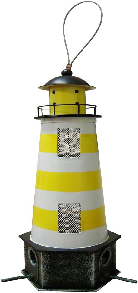 HABAU Leuchtturm 1786 Bird Feed Silo Yellow
