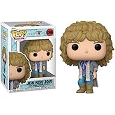 Funko 1980's Jon Bon Jovi + Pop Protector: Pop! Rocks Vinyl Figure (Gift Set Bundled with ToyBop Brand Box Protector Collector Case)