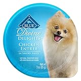 Blue Buffalo Divine Delights Chicken in Sauce Wet Dog Food, 3 oz. - Pack of 12