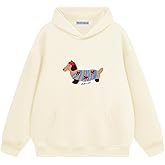 Aelfric Eden Cartoon Dog Hoodie Couple Hooded Sweatshirt Long Sleeve Pullover Oversized Hoodies 2026 Outfits