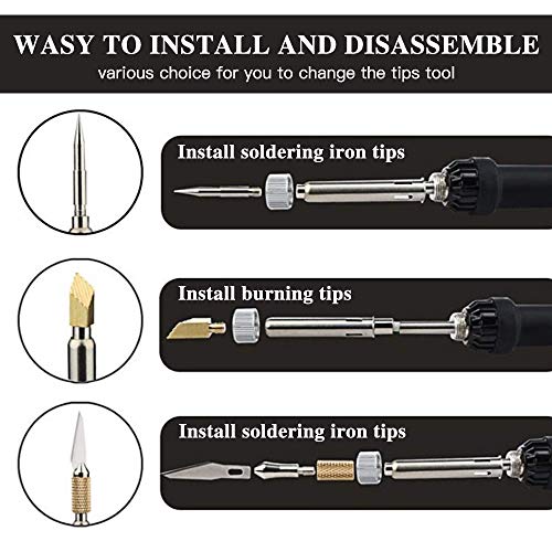 3 Pyrography+Adjustable+Temperature+Embossing+Soldering