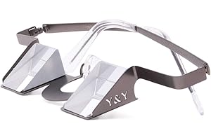 YY Vertical - Classic Belay Glasses Sturdy and Comfortable Belay/Prism Glasses for Rock Climbing Grey