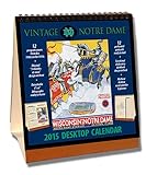 Notre Dame Fighting Irish 2015 Easel Desktop Vintage Football Calendar by 