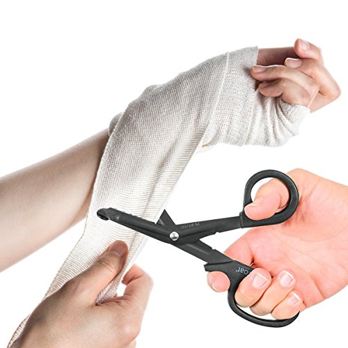 4 White+Coat+Titanium+Bonded+Trauma+Shears