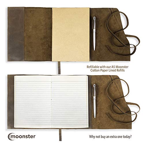 Lined Paper Refill Notebooks - for Moonster Refillable Leather Journal - Eco Friendly Acid-Free & Tr - //medicalbooks.filipinodoctors.org