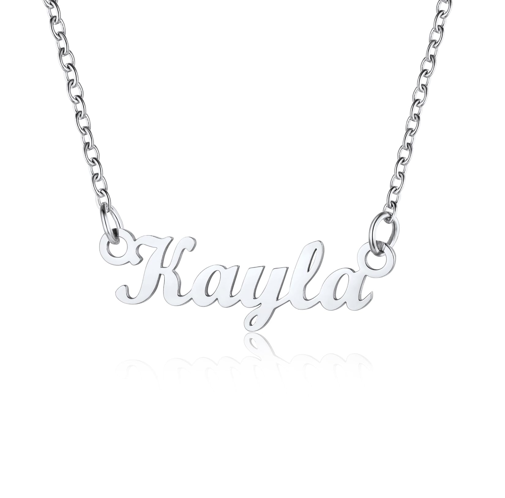 U7 Kayla Customised Necklace Stainless Steel Pendant Necklaces Womens — image 1