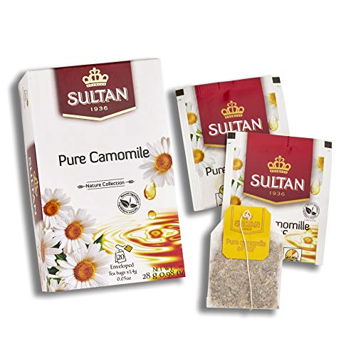 SULTAN TEA Reine Kamille, Marokkanische Kräutertees (Packung mit 2-40 Teebeuteln) – Bild 4