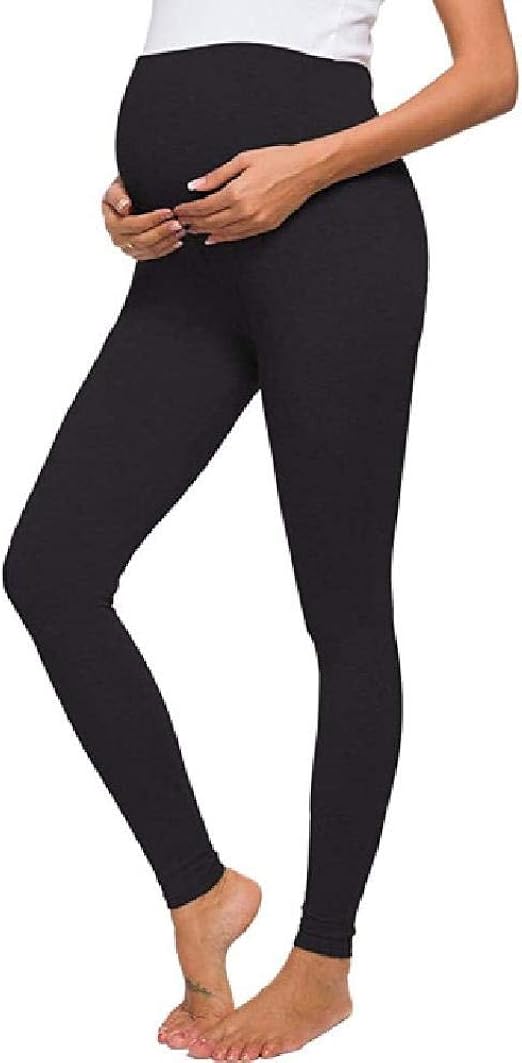 N\P Women's Solid Color Pregnant Leggings Women Pants Exercise Fitness