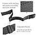 4 Pack Luggage Straps, Adjustable Suitcase Belts, Briskyloom Heavy Duty Non-Slip Travel Luggage Straps, TSA Approved with Quick-Release Buckle Travel Accessories Bag Straps (Black)