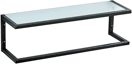 Douche Plank Multifunctionele Glazen Plank Roestvrijstalen Badkamer Douche Opbergrek Gemakkelijk Schoon Te Maken Keuken Kruidenrek 2 Stijlen Color Black Size Style 2 Amazon Nl