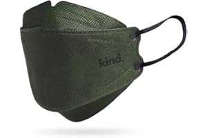Kind 3D Willow Face Mask – 4-Layer Disposable, Lightweight & Comfortable Fit, Adult Small Size, Individually Wrapped, Reseala