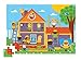 Crocodile Creek Little Builder Double Fun 48 piece Jigsaw Puzzle in Tool Shaped Box