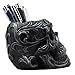 Ebros Gift Tribal Tattoo Floral Skull Pen Holder Figurine 5.75