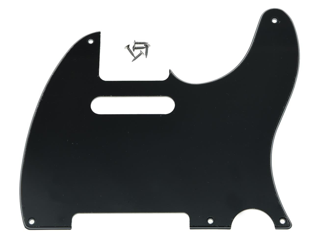 KAISH American Vintage 5 Hole Tele Pickguard TL Guitar Pick Guard Scratch Plate for Tele/Telecaster Black 3 Ply โ image 1
