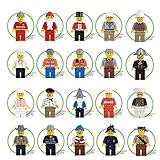 20pcs Different Figures Occupations Building Blocks Brick DIY Toys Children Gift