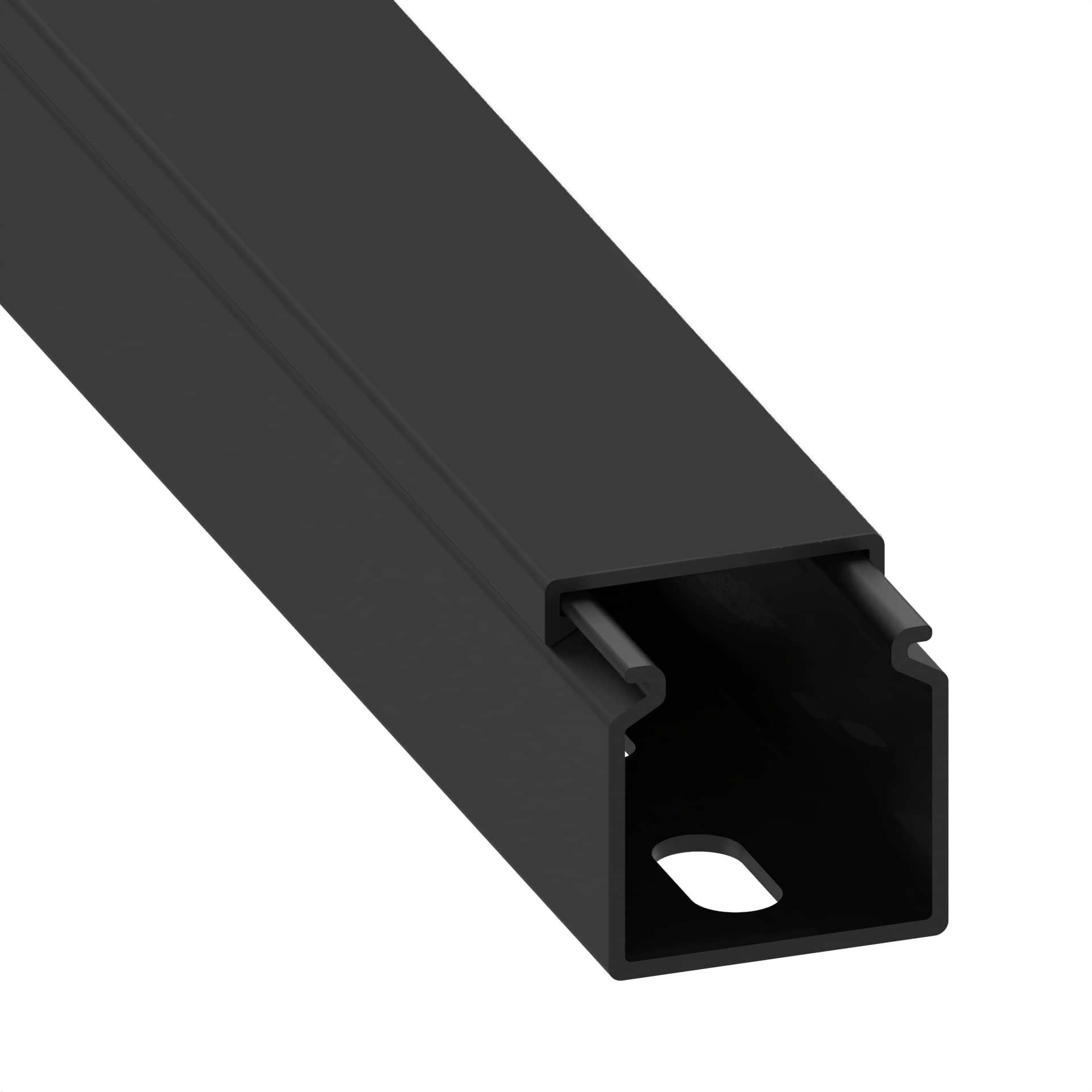 Cablecoach CC10109 L2525SW1 Cable Duct, Black