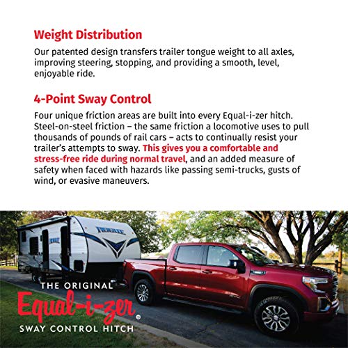 Equalizer 4point Sway Control Hitch, 90001069, 10,000 Lbs Trailer