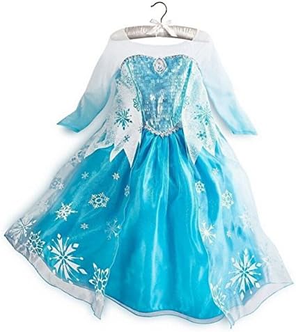 PG Baby Girl's Snow Queen Dress Costume Party Princess Dress Sequined Dress, 9
