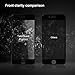 [Privacy Filter] Tateguard Iphone 7 plus Tempered Glass Screen Protector [Privacy-Proof][Edge-to-Edge Coverage] [Front + Back PET protector] [Black Tooling]