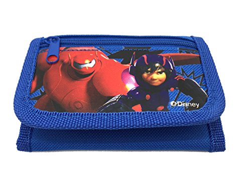 Disney Big Hero 6 Brand New 2014 Tri Fold Wallet - Blue