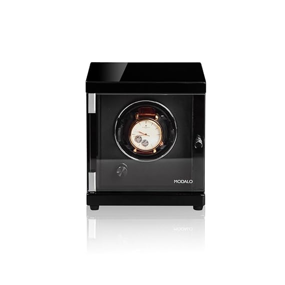 Modalo Watch Winder Atmosphere For 1 Wall Clock, Black Amazon.co.uk