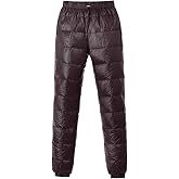 Tapasimme Men's Winter Warm Loose Utility Down Pants Sassy High Waisted Nylon Compression Snow Trousers
