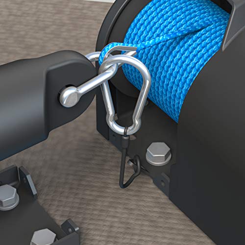 Camco Trac Outdoors Fisherman 25-G3 Electric Anchor Winch - Anchors Up to 25 lb. - Includes 100-feet of Pre-Wound Anchor Rope with Use (69002), Black - Image 4