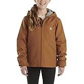 Carhartt Kid's CP9547 Canvas Insulated Hooded Jacket - Girls